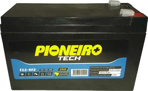 BATERIA PIONEIRO 12V 9 AH